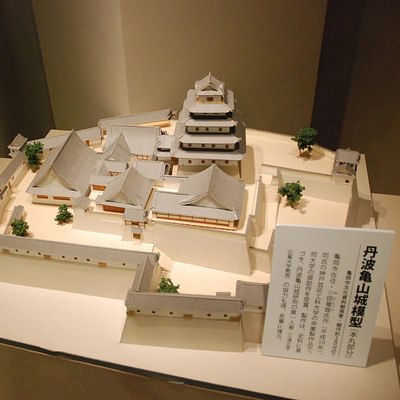 亀岡城の模型（みろく会館内） | 亀岡城