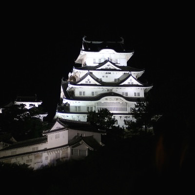 姫路城のライトアップ | 姫路城
