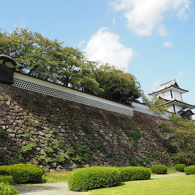 三の丸東面の石垣 | 金沢城