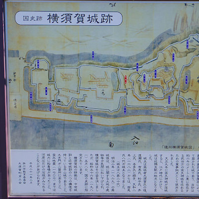 横須賀城の案内板 | 横須賀城