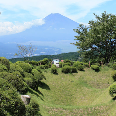山中城跡から見る富士山 | 山中城
