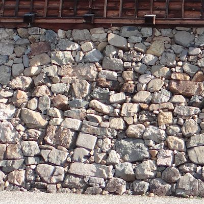 光秀築城時の石垣と江戸時代の増築時の石垣 | 福知山城