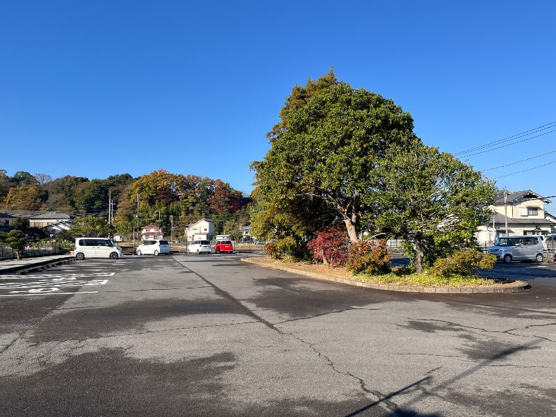 江川邸駐車場