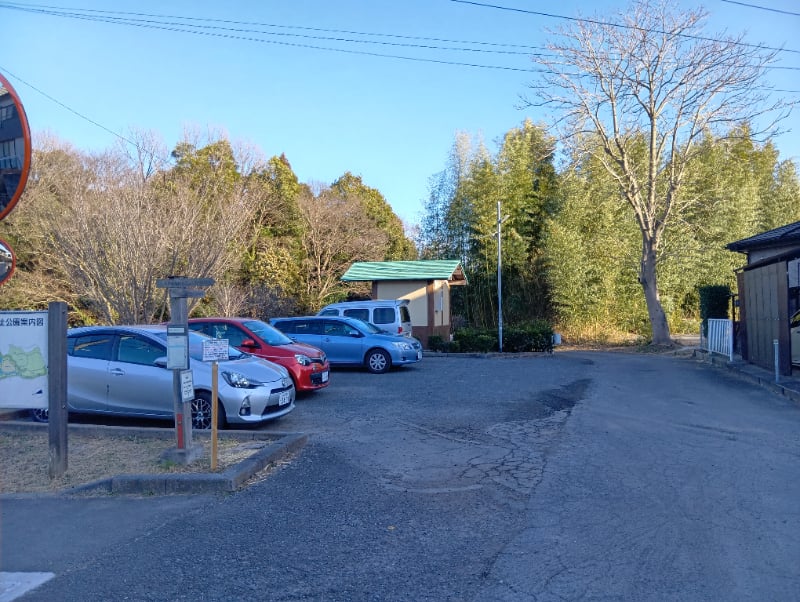 守谷城址公園駐車場