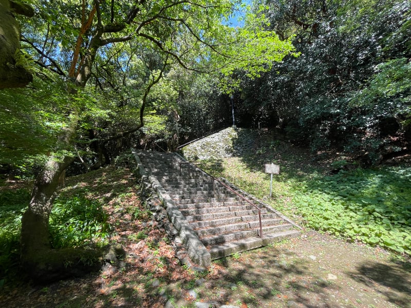 徳島城跡 城山登城口（SL側）