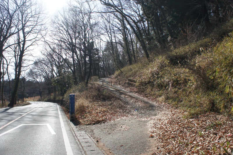 新府城跡 大門経由登城口