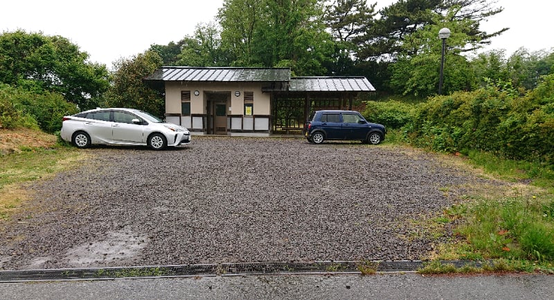 秋田城付近駐車場